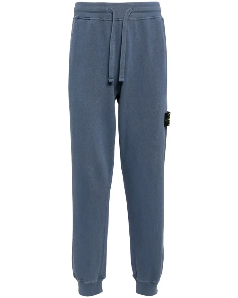 Stone Island Jogginghose mit Kompass-Patch - Blau Blau