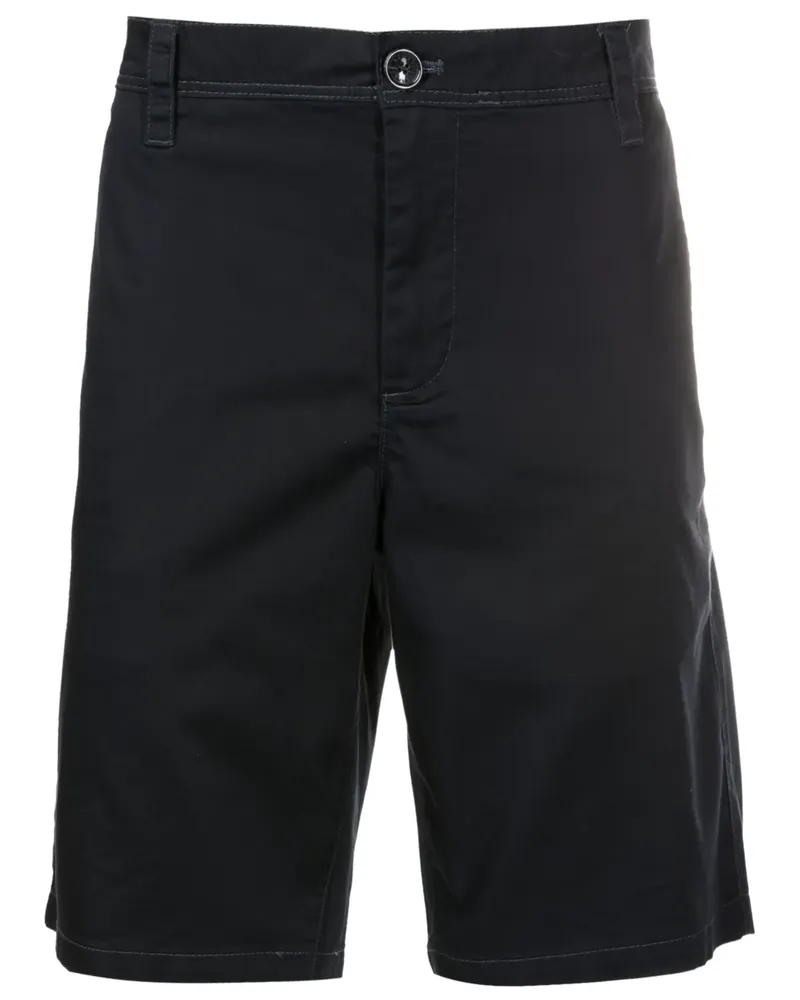 Armani Exchange Halbhohe Chino-Shorts - Blau Blau