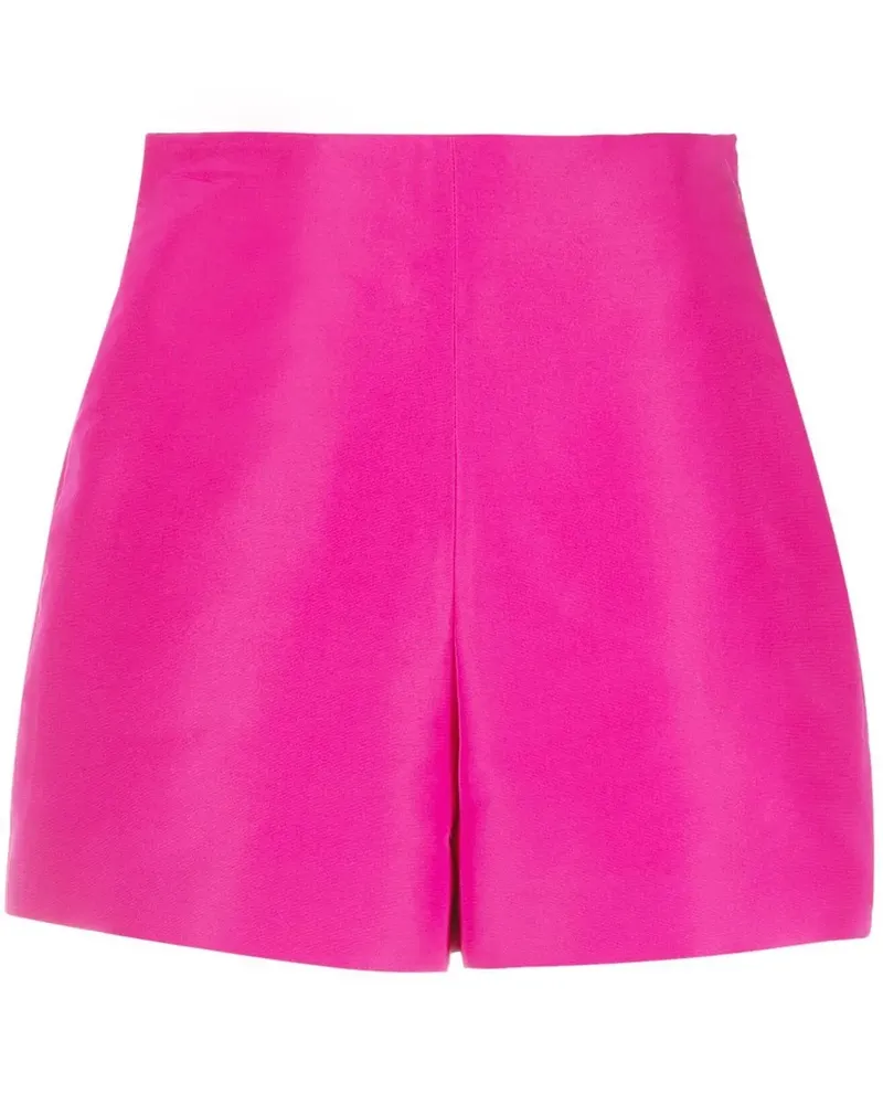 Valentino Garavani Seidenshorts mit hohem Bund - Rosa Rosa