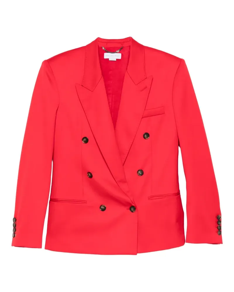 Stella McCartney Doppelreihiger Blazer - Rot Rot