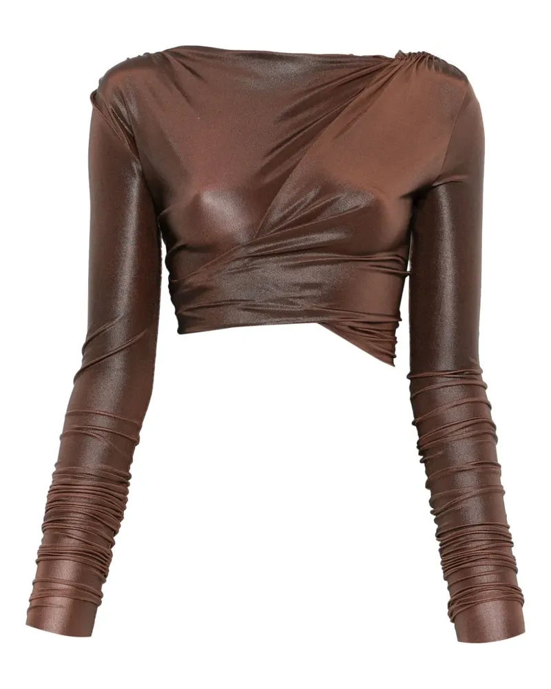 Rick Owens Lilies Jade Oberteil - Braun Braun