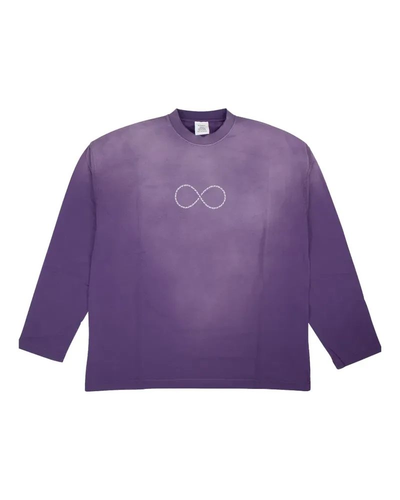 VETEMENTS Life After Life Langarmshirt - Violett Violett