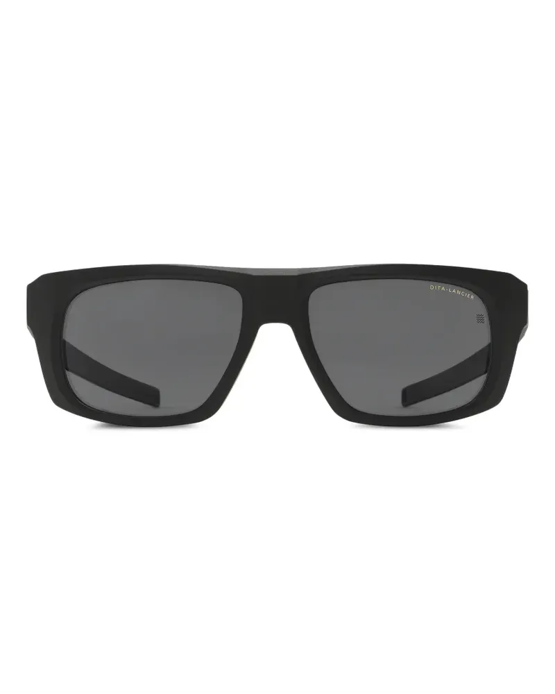 DITA LSA-717 rectangle-frame sunglasses - Schwarz Schwarz