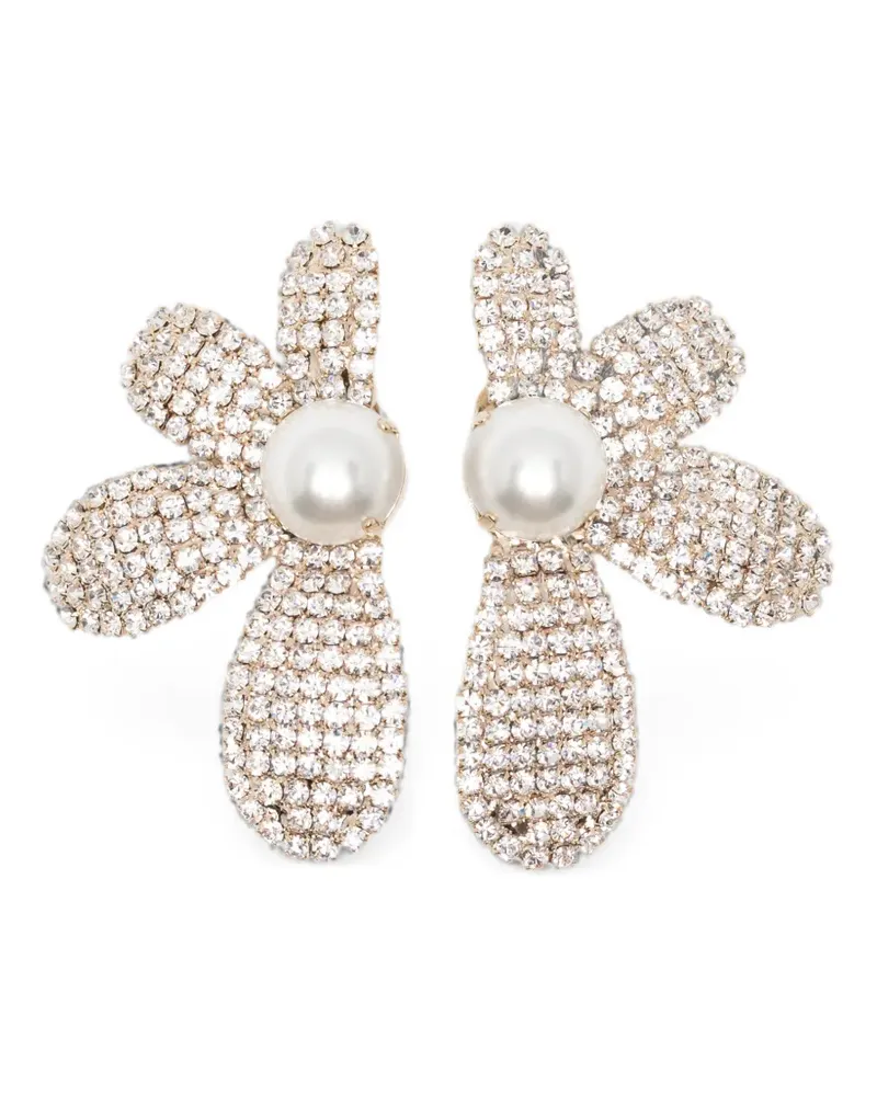 Rosantica floral-motif earrings - Silber Silber