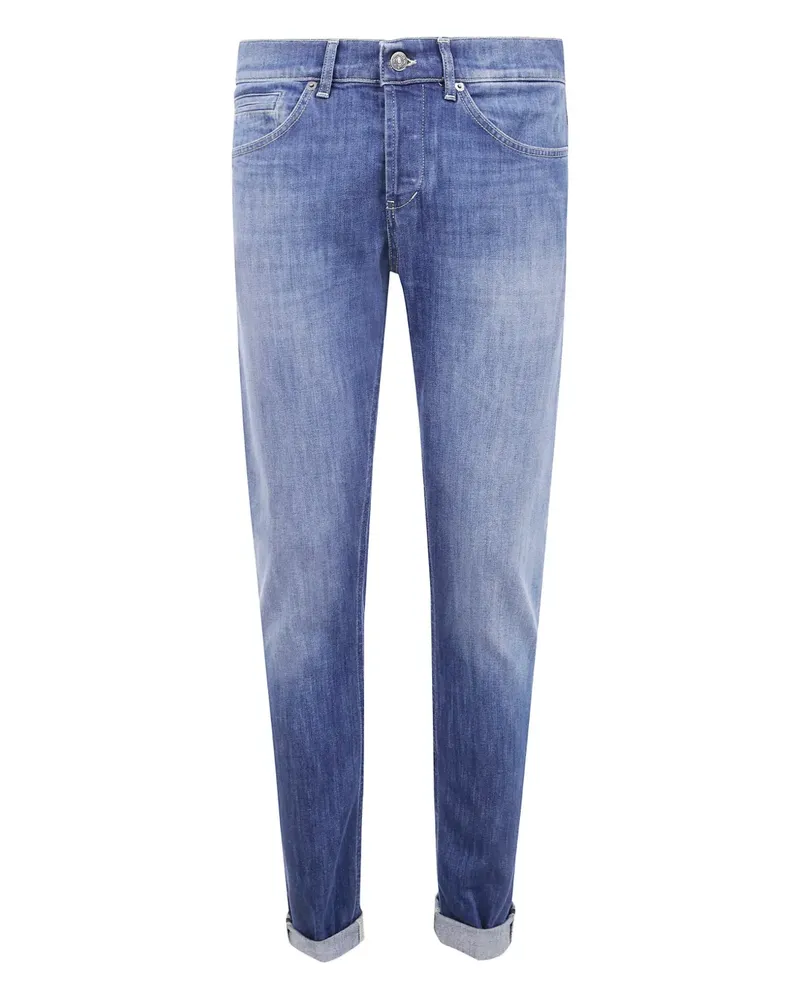 Dondup Jeans mit Umschlag - Blau Blau