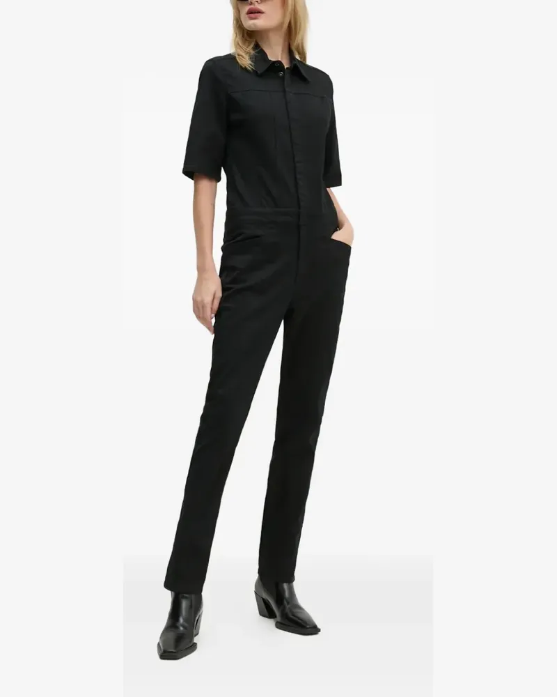 G-STAR RAW Kurzärmeliger Jumpsuit - Schwarz Schwarz