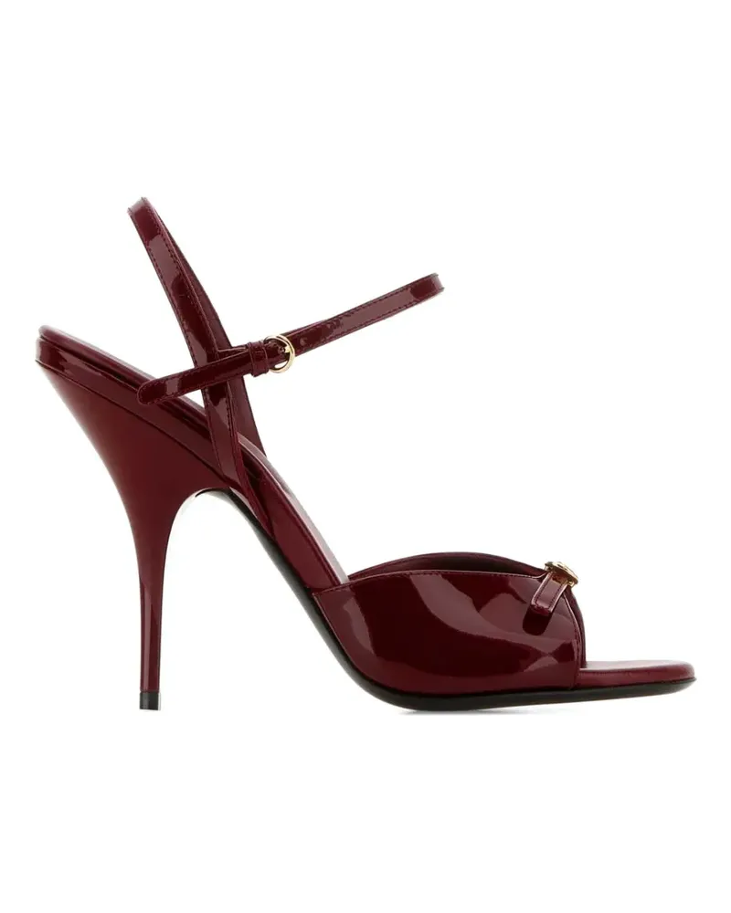 Miu Miu Sandalen aus Leder - Rot Rot