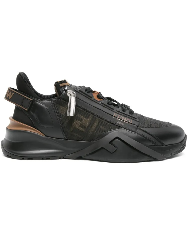 Fendi Flow Sneakers FF-Jacquardmuster - Schwarz Schwarz