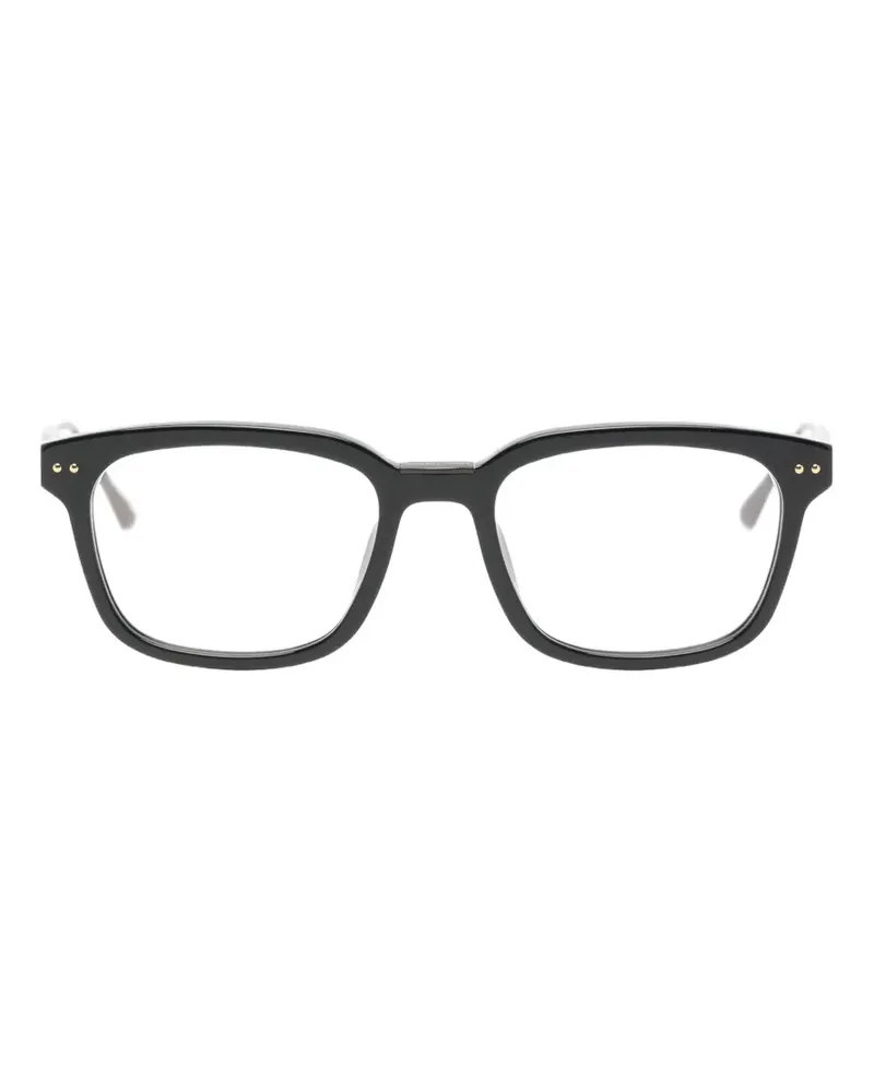 Linda Farrow Mauro Brille mit eckigem Gestell - Schwarz Schwarz