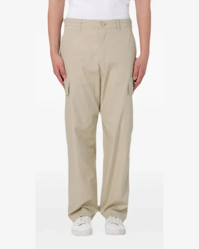 Emporio Armani straight-leg cargo pants - Nude Nude