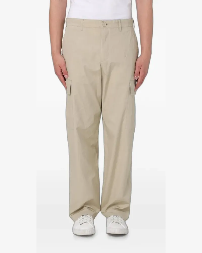 Emporio Armani straight-leg cargo pants - Nude Nude