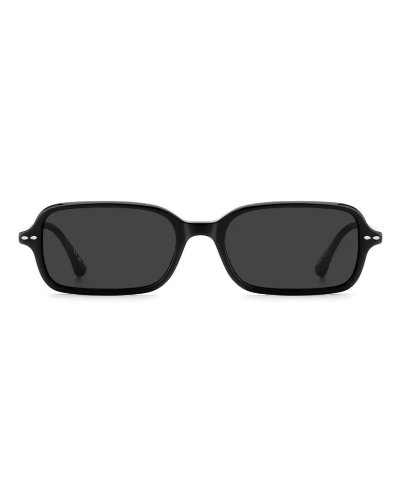 Isabel Marant Sonnenbrille mit eckigem Gestell - Schwarz Schwarz