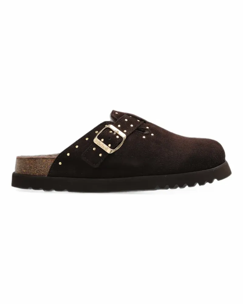 Scholl Beatriz Mules mit Nieten - Braun Braun