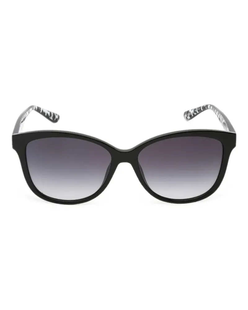 Guess Sonnenbrille mit eckigem Gestell - Blau Blau
