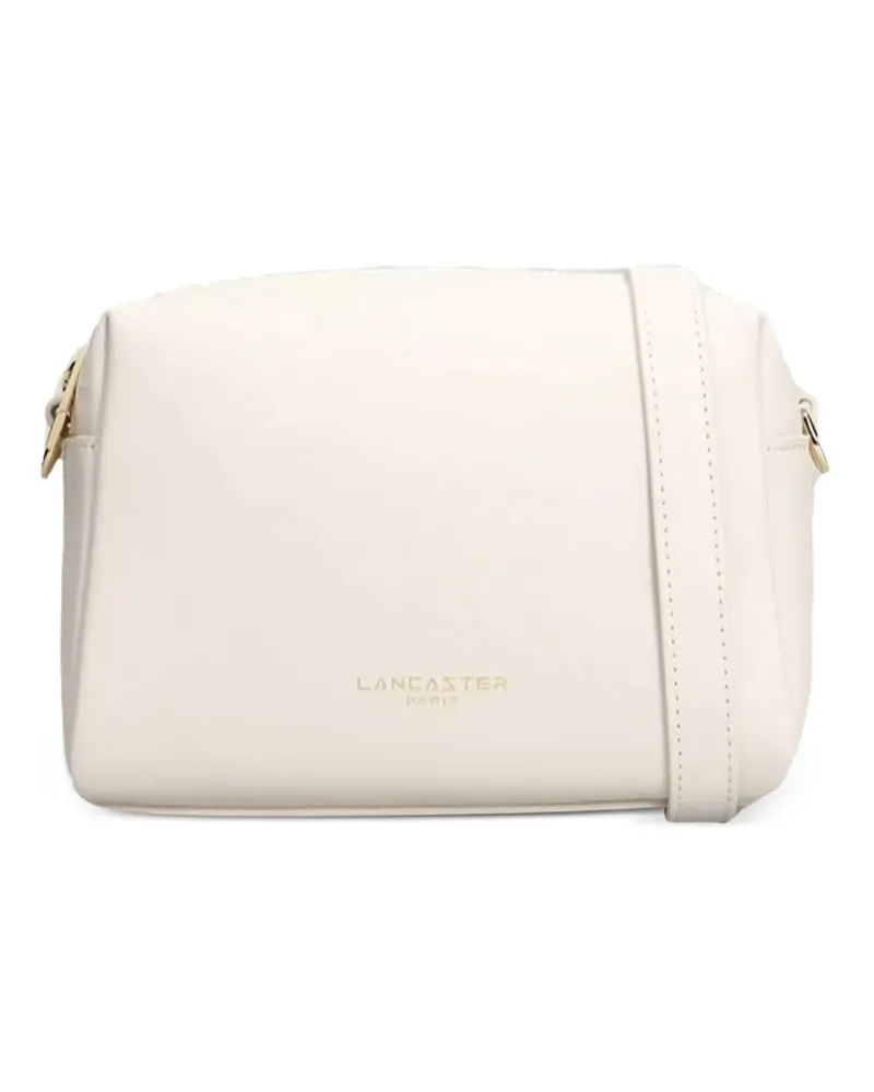 Lancaster Schultertasche mit Logo-Print - Nude Nude