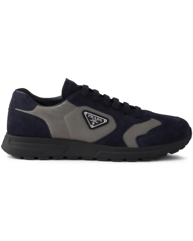Prada Prax Sneakers mit Triangel-Logo - Blau Blau