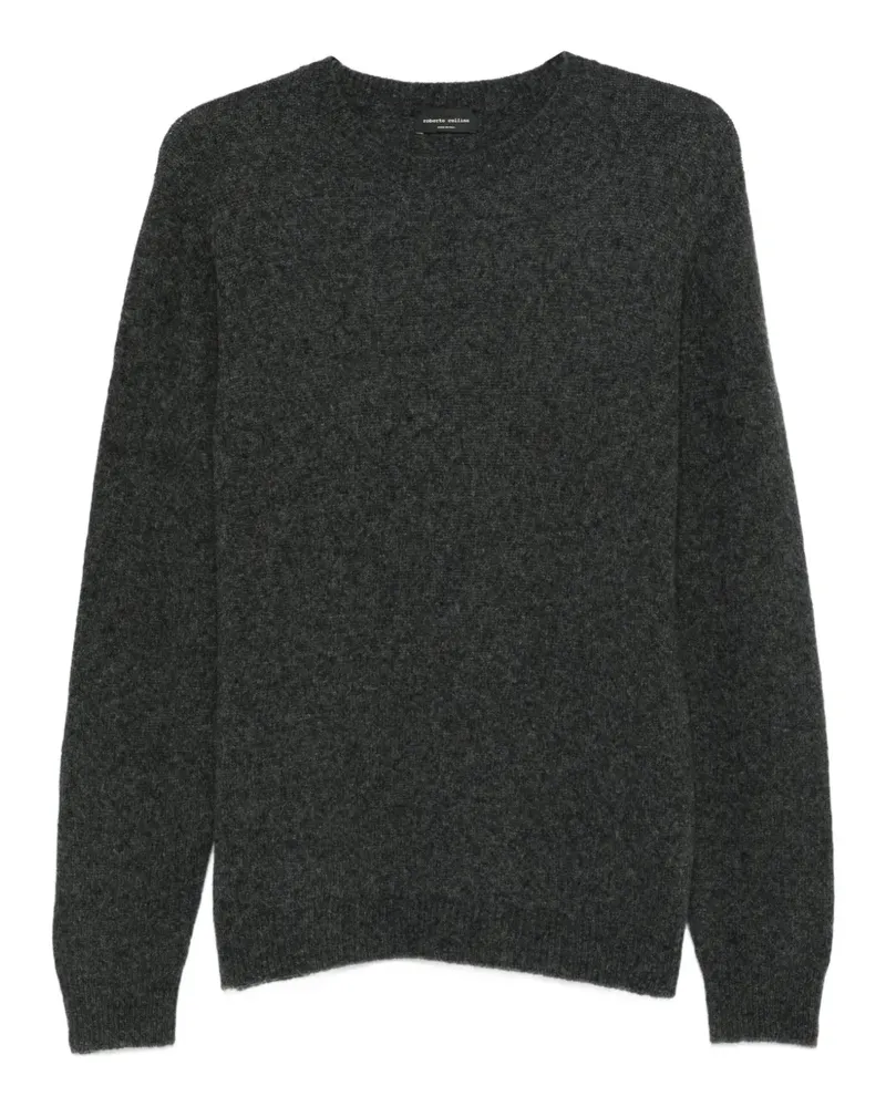 Roberto Collina Pullover mit rundem Ausschnitt - Grau Grau