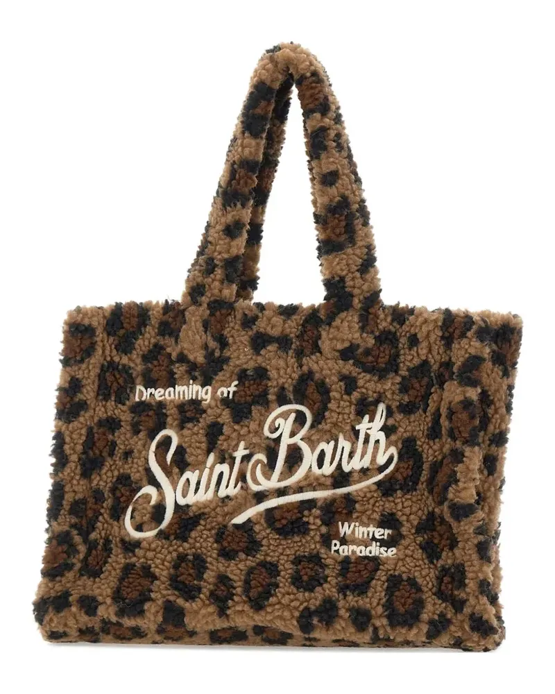 MC2 Saint Barth logo-embroidered tote bag - Braun Braun