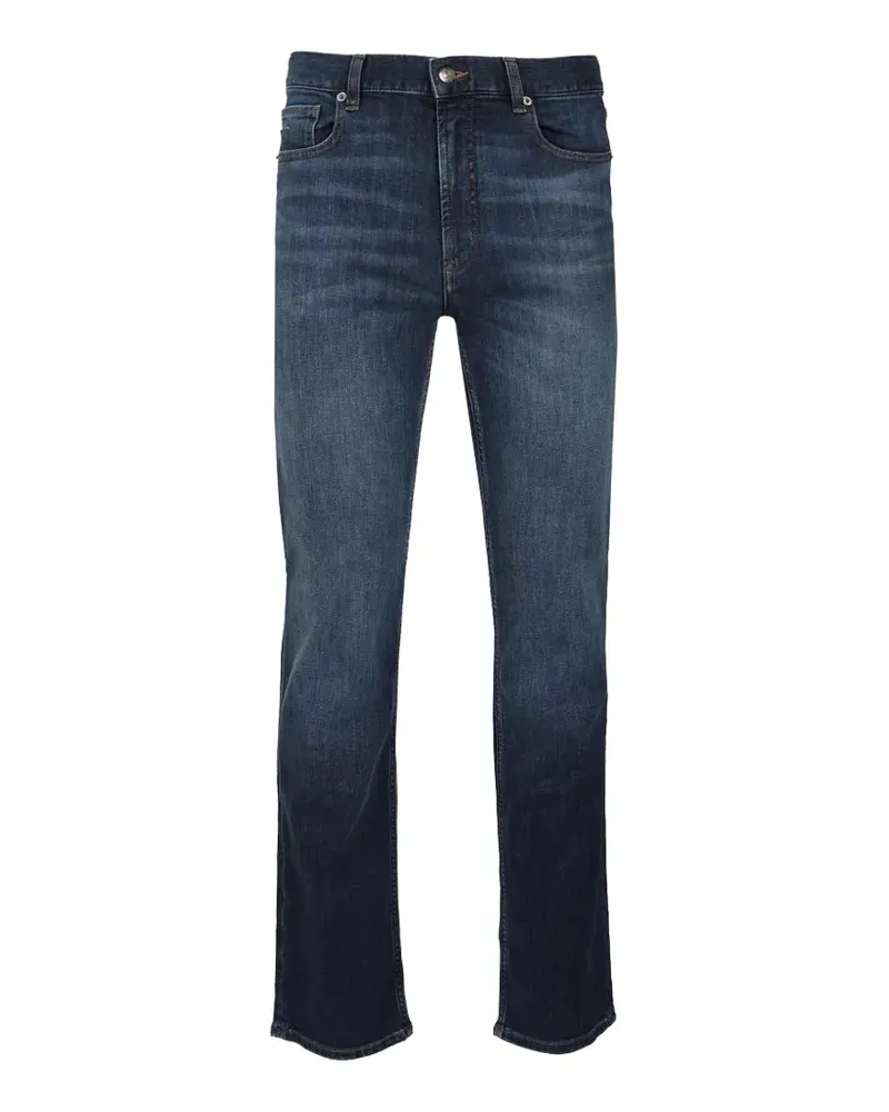 Emporio Armani logo-patch jeans - Blau Blau