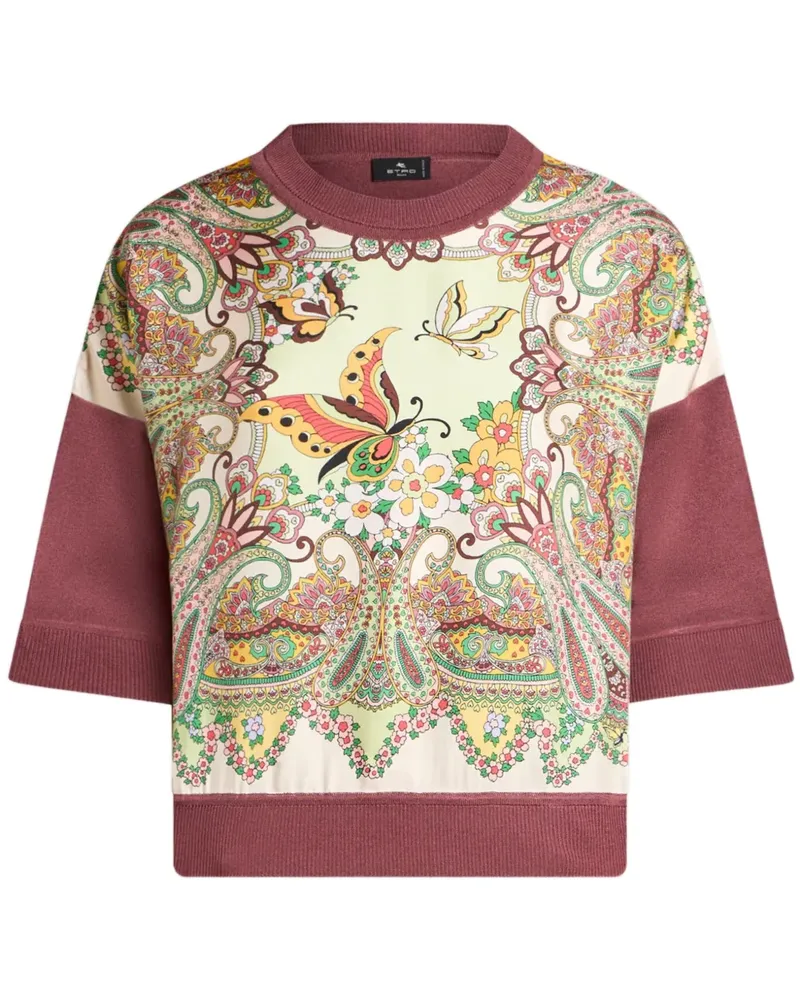 Etro Gestricktes T-Shirt - Nude Nude