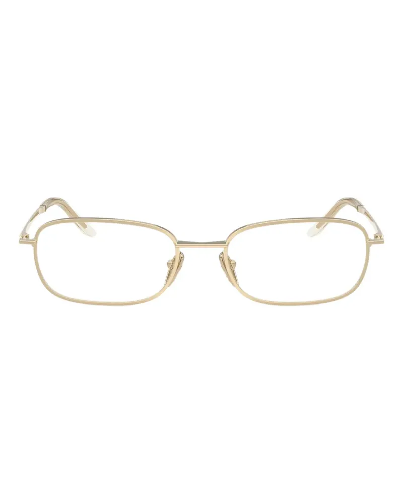 Prada Brille mit eckigem Gestell - Gold Gold