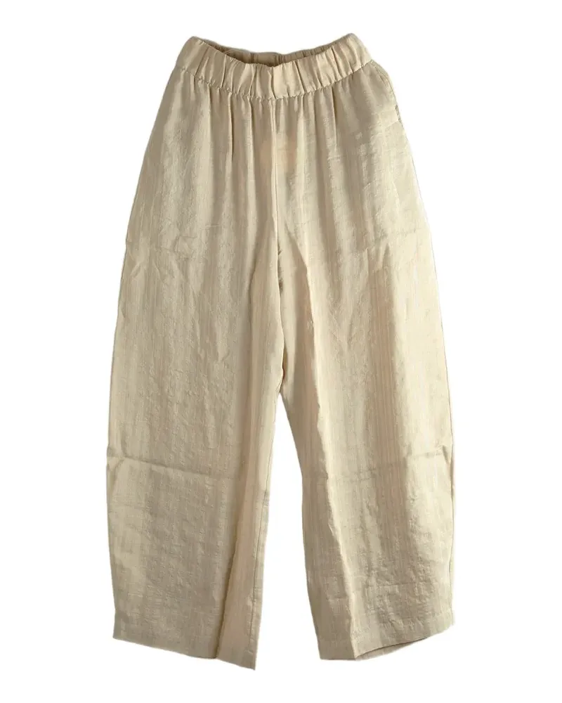 Cortana jacquard striped trousers - Nude Nude