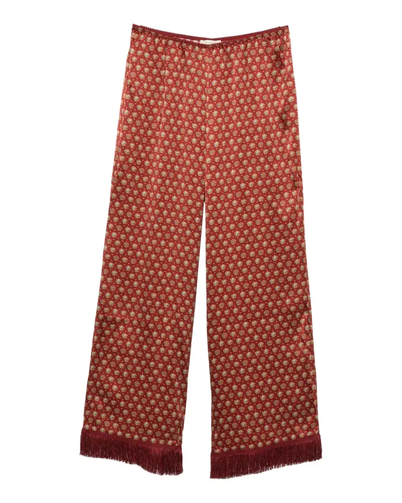 DÔEN Lavon fringe pants - Rot Rot