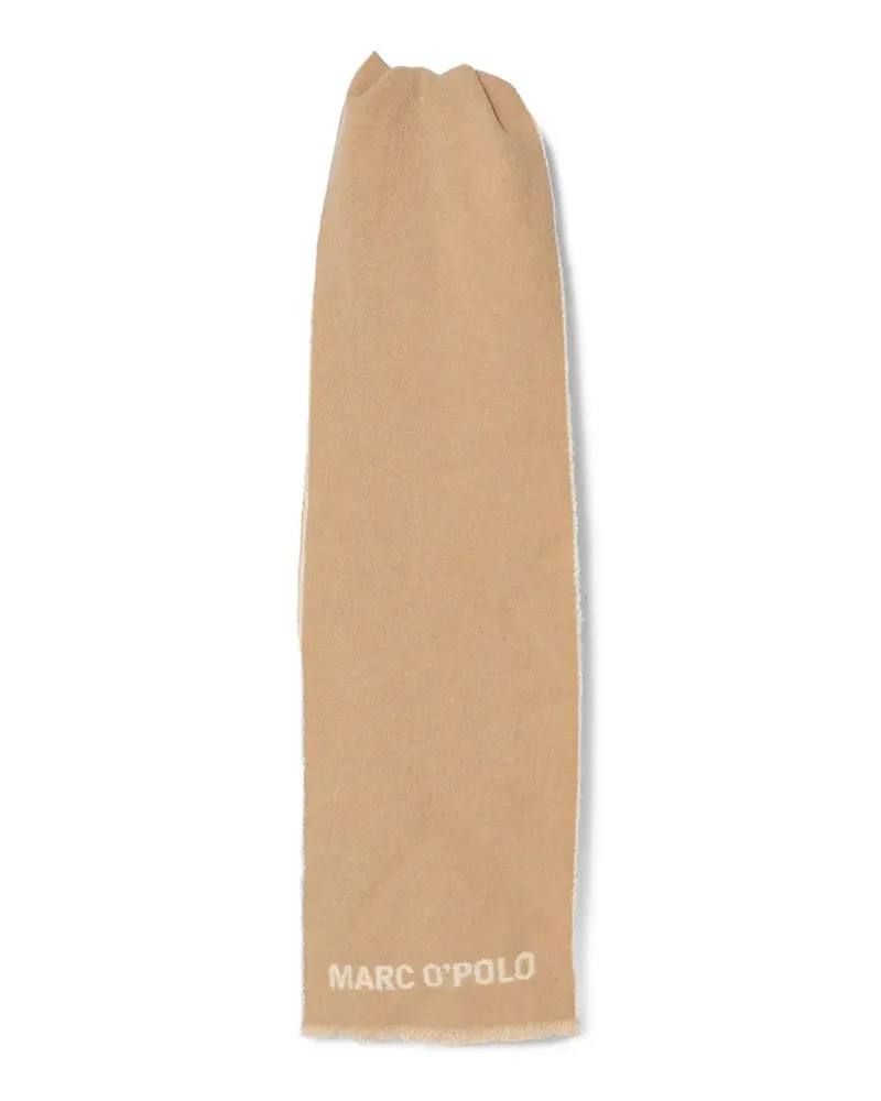Marc O'Polo Schal mit ausgefransten Kanten - Nude Nude