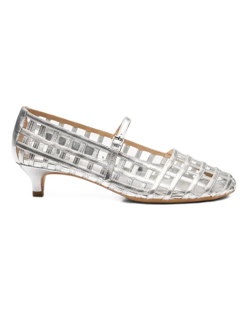 ash Ego Pumps mit Cage-Detail - Silber Silber