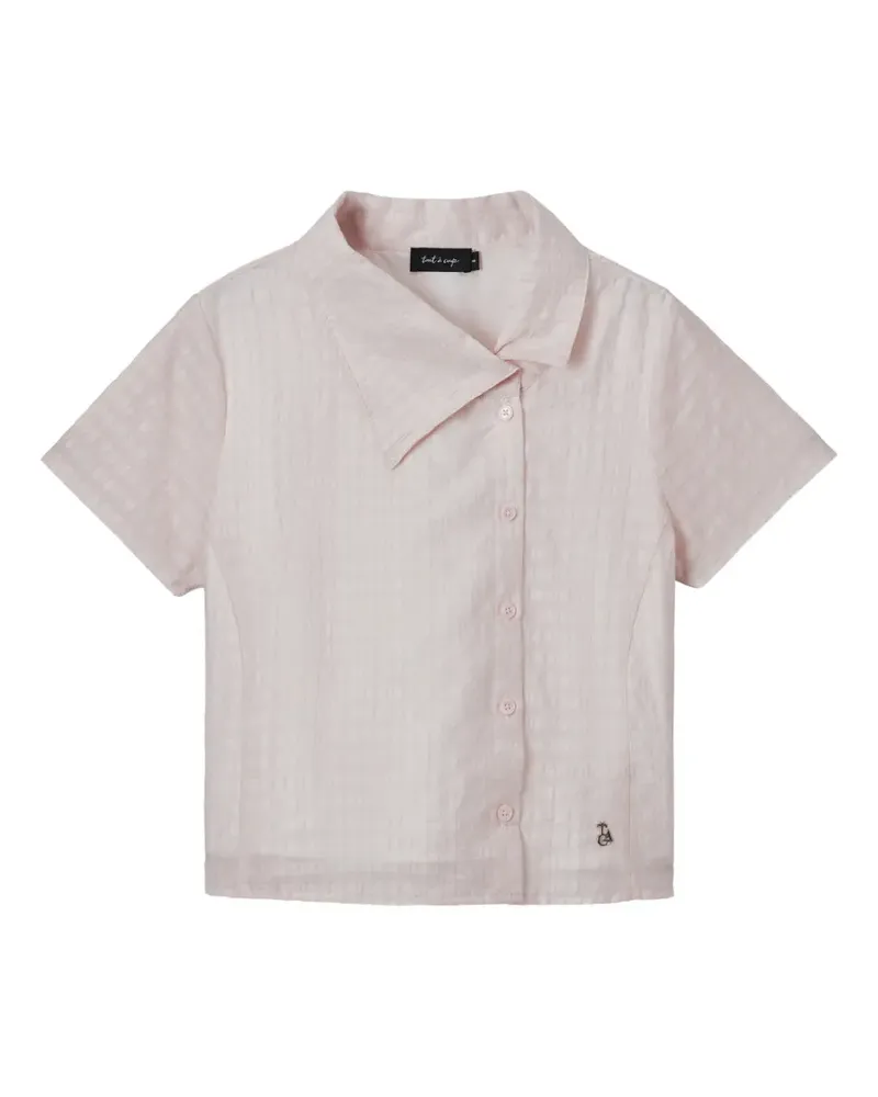 Tout a Coup Strukturiertes Hemd - Rosa Rosa
