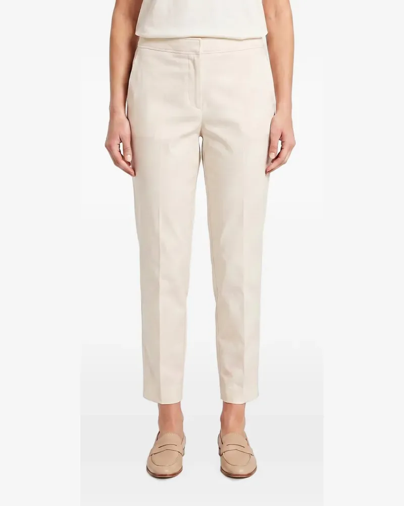 Brunello Cucinelli tailored cropped trousers - Nude Nude