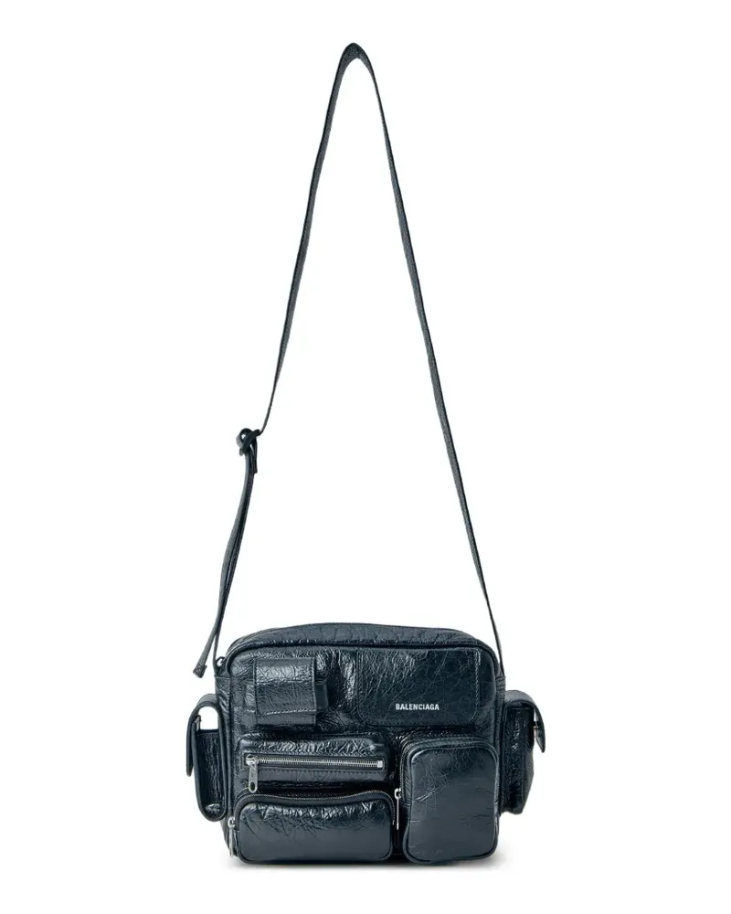 Balenciaga Superbusy leather messenger bag - Schwarz Schwarz