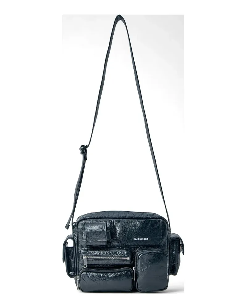 Balenciaga Superbusy leather messenger bag - Schwarz Schwarz