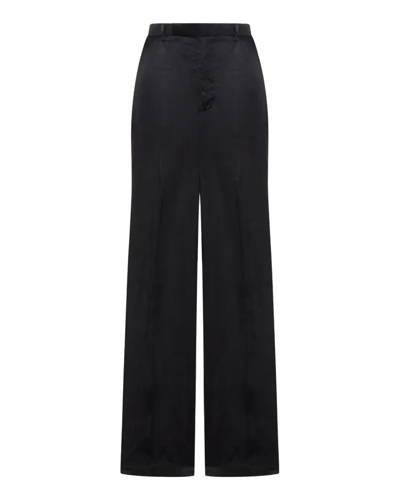 Rick Owens pressed-crease tailored trousers - Schwarz Schwarz