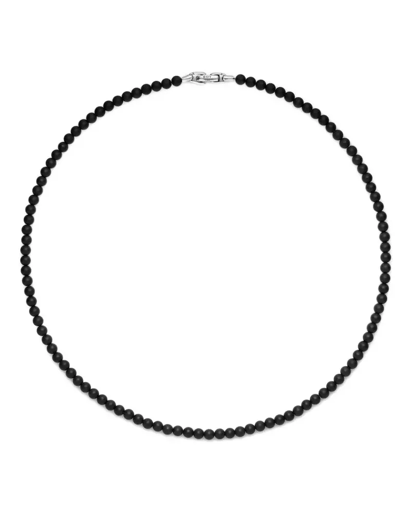 David Yurman Spiritual Bead Halskette 5mm - Silber Silber