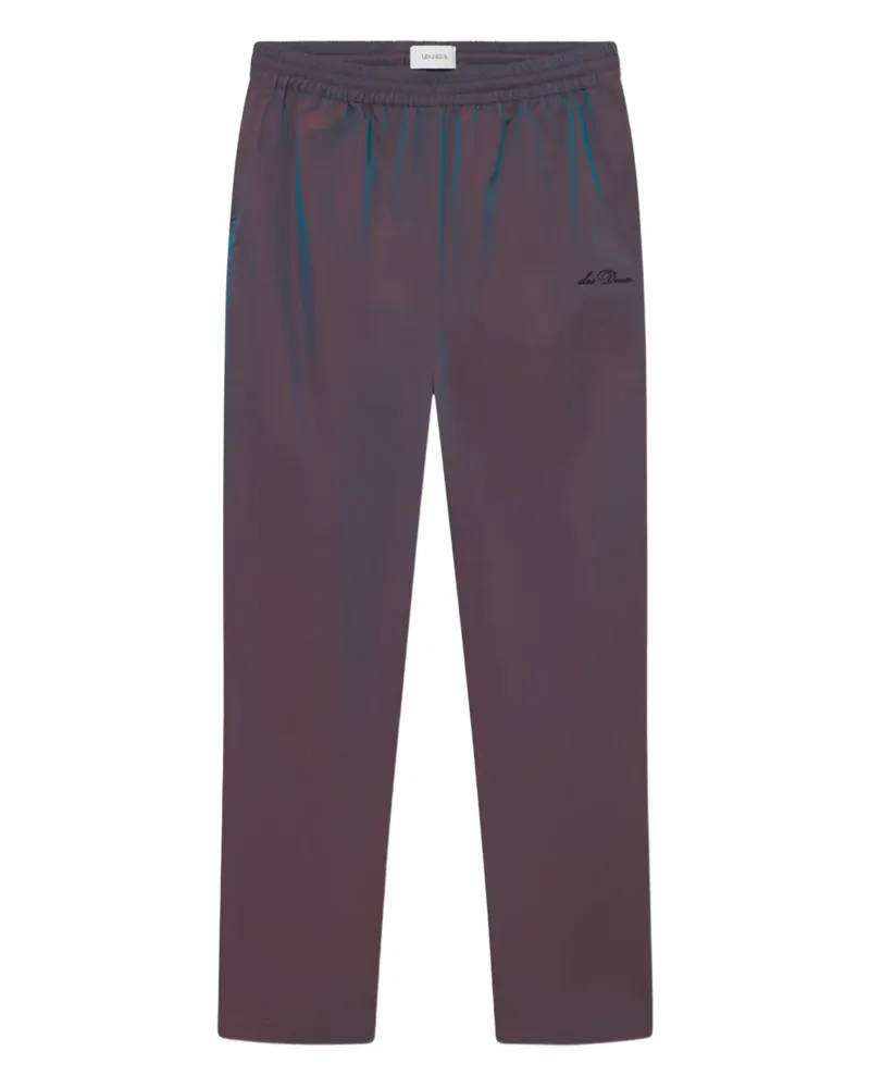 LES DEUX Schillernde Hose mit elastischem Bund - Grün Grün