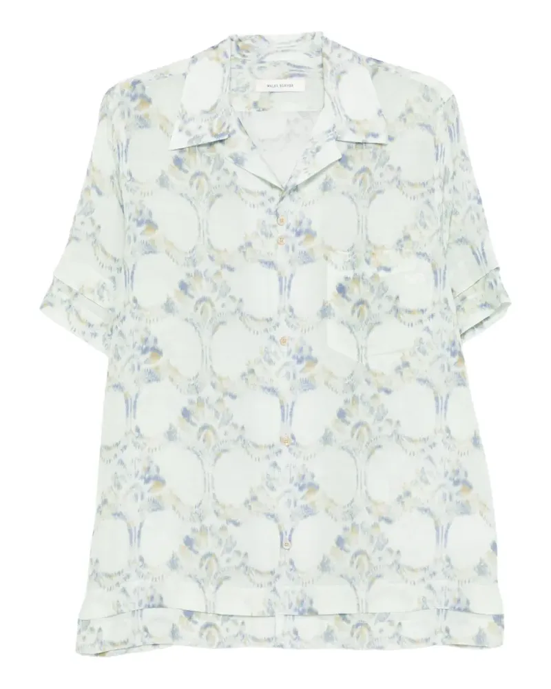 Wales Bonner Kurzärmeliges Hemd - Grün Grün