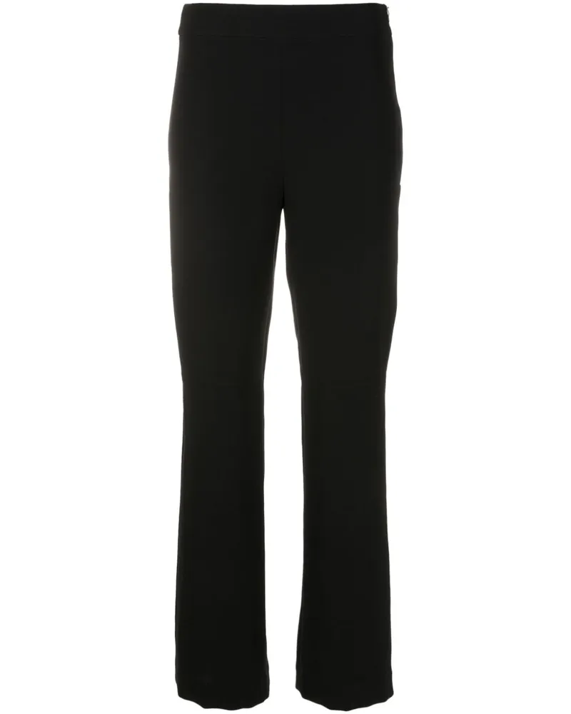 Gloria Coelho Cropped-Hose mit geradem Bein - Schwarz Schwarz