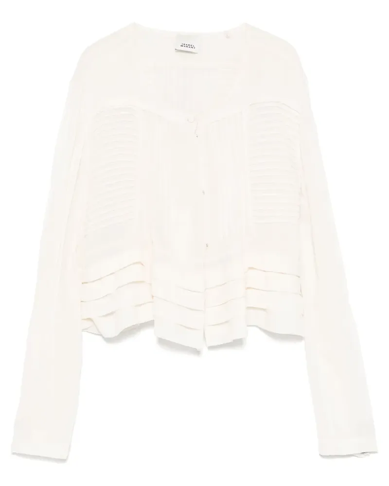 Isabel Marant Carolia Bluse - Nude Nude