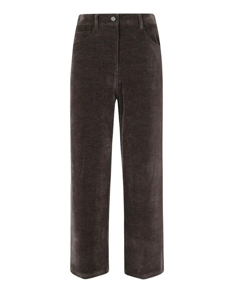 LOW CLASSIC Straight-Leg-Hose aus Cord - Braun Braun