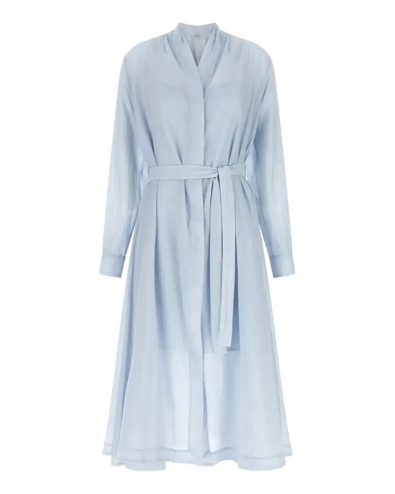 Totême belted midi dress - Blau Blau
