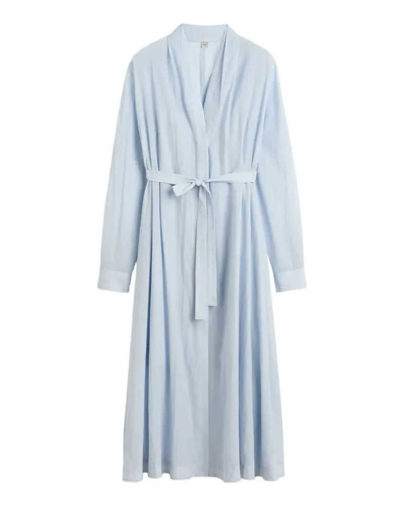 Totême Midikleid mit Gürtel - Blau Blau