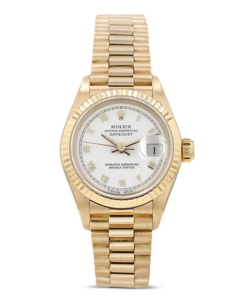 Rolex 1991 Datejust Armbanduhr 26mm - Weiß Weiß