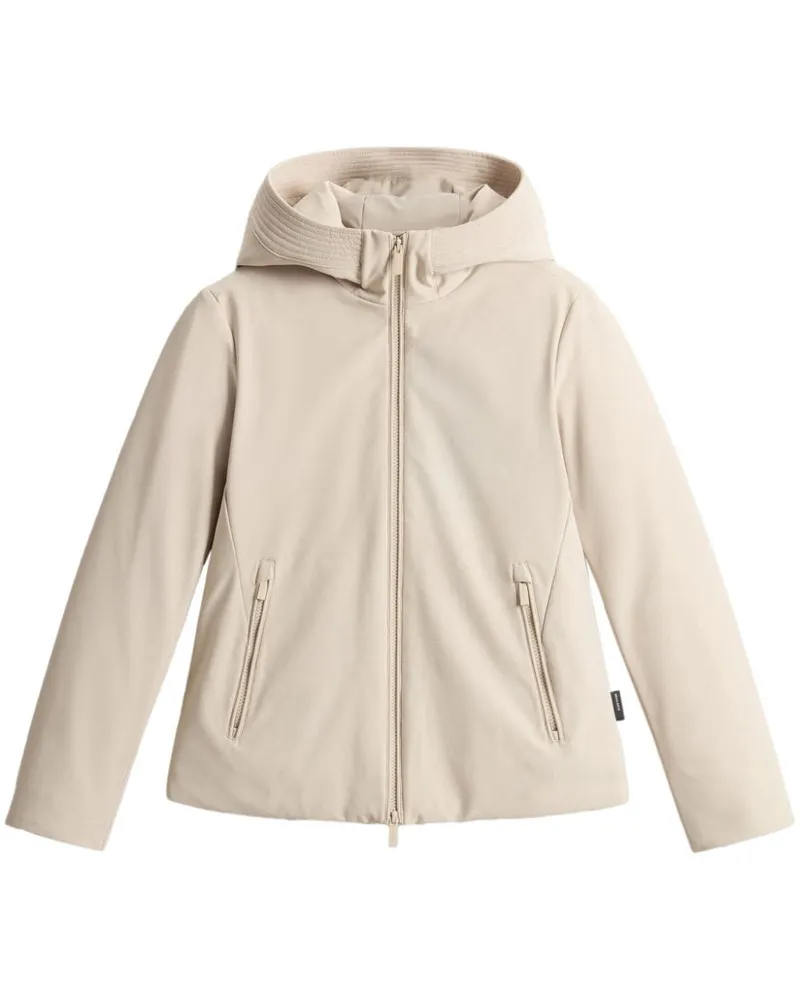 Woolrich Kapuzenjacke mit Reißverschluss - Nude Nude