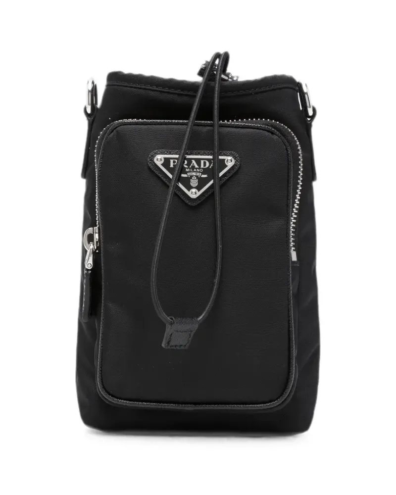 Prada Handyhülle aus Re-Nylon - Schwarz Schwarz