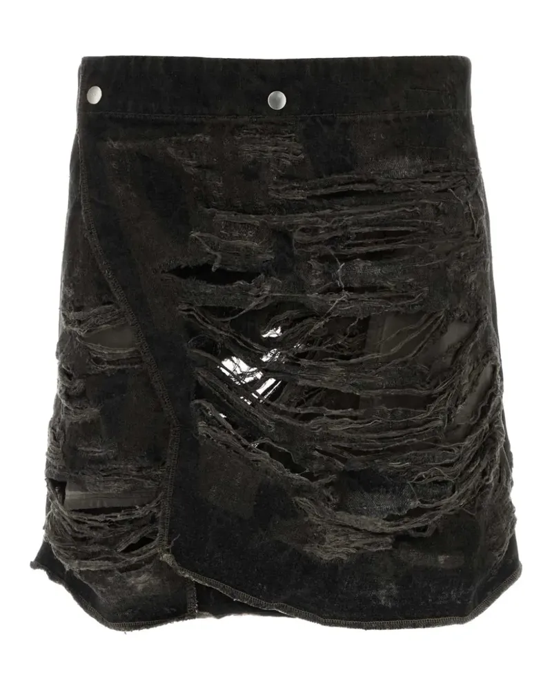 DRKSHDW by Rick Owens Asymmetrischer Midirock - Braun Braun