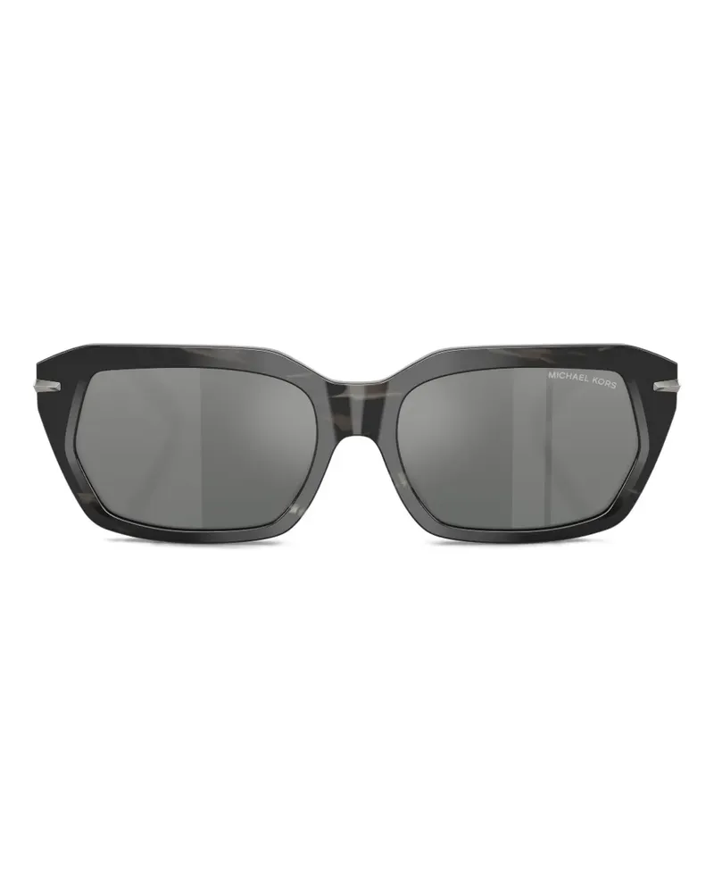 Michael Kors Sonnenbrille mit geometrischem Gestell - Schwarz Schwarz