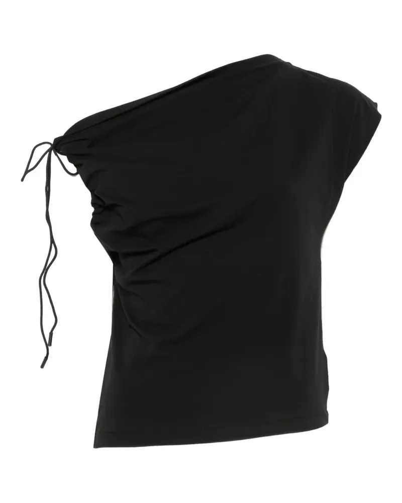 Alpha Studio asymmetric top - Schwarz Schwarz