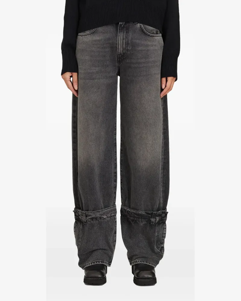 Haikure Hurley buckle-detail jeans - Grau Grau