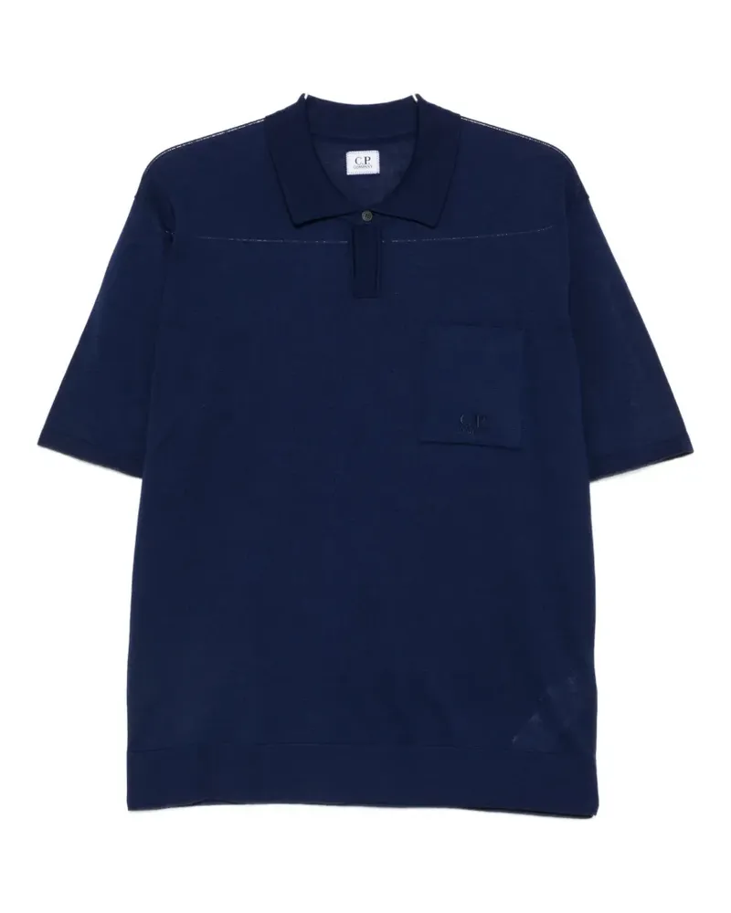 C.P. Company cotton polo shirt - Blau Blau